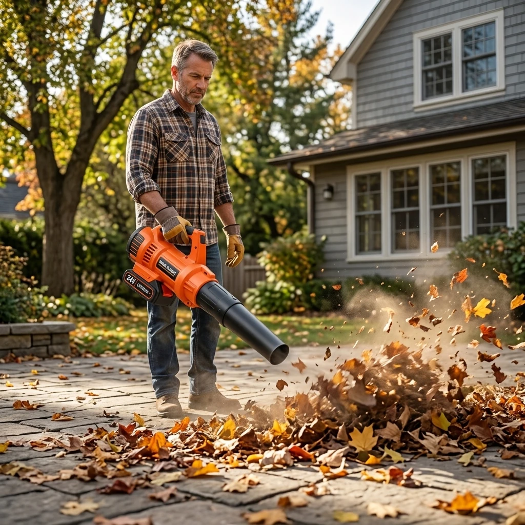 Wood Ranger Blower lifestyle photo